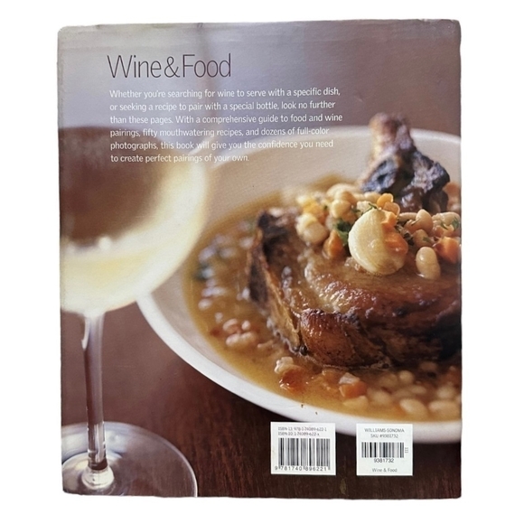 Recipes Book Joshua Wesson Wine and Food Cookbook Hardback Cover Book of Recipes - Picture 2 of 2